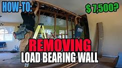 How To: Removing a Load Bearing Wall! (EASY STEP-BY-STEP)