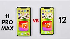 iPhone 11 Pro Max Vs iPhone 12 - iOS 17 SPEED TEST 2023