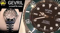Gevril Wall Street Kermit (Green and Black) Diver's Watch Unboxing and First Impressions