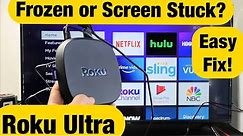 Roku Ultra: Frozen or Stuck Screen? Easy Fix!