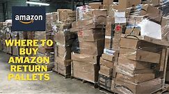 How and where to buy Amazon returns pallet