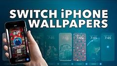 How to switch Wallpapers on your iPhone!