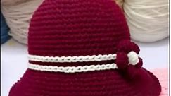 Crochet fine needle cap #fineneedle #cap #crossstitch #crochet #knitting #sewing #scarf #diy #crafts #tips #needle #yarn #tutorial #foryoupage #viral #trending | Van Leak