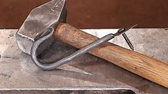 Forging a Simple J Hook - Blacksmithing for beginners