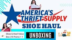 Shoe haul Unboxing 10 pairs of shoes. Womens & mens "shoe & heel value box"