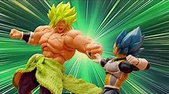 DRAGON BALL Stop Motion Action - Broly vs Vegeta Trunks and Goku (Full Video)