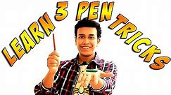 Learn 3 Cool Pen Tricks | Funny Magic Routine Tutorial