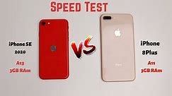 iPhone SE 2020 vs iPhone 8 Plus Speed Test