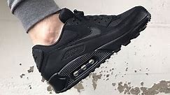 All Black Nike Air Max 90 ON FEET Sneakersenzo