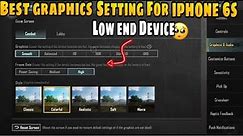 Best Graphics Setting For iPhone 6s | iPhone 6s/6s Plus/7 PUBG TDM Test After 2.7 Update | 2GB+32GB