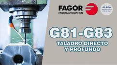 CICLO FIJO DE TALADRADO en fresadora CNC - G81 y G83 | 👨‍🔧 CURSO CNC #8