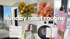SUNDAY RESET ROUTINE | slow living, clean with me, self-care & preparing for a new week