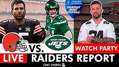 Jets vs Browns Live Stream Scoreboard, Raiders Report TNF FREE Watch Party, NFL Week 17 Amazon Prime