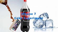EXPERIMENT: iPhone 7 Coca Cola, Freeze Experiments. Will it survive the frozen coke Test?