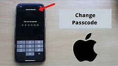 iPhone 12 : How to Change Passcode on iPhone 12