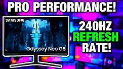 Samsung Odyssey Neo G8 Must Watch Review! - 4K Gaming Monitor with High Refresh Rate!