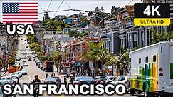 【4K】SAN FRANCISCO Walking Tour / 🇺🇸 USA