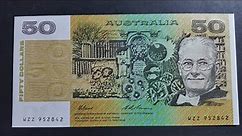 Australia $50 banknote 1973 2017