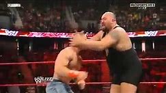 WWE Raw 5 4 2010 John Cena Batista Vs Big Show The Miz Unifed tag team championship HQ