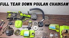 Poulan Chainsaw tear down and inspection.