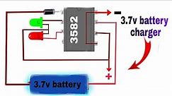 How to make 3.7v battery charger Using 3582ic | 3.7v battery charger | Pc Take