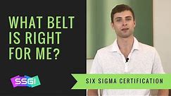 What Six Sigma Belt Should I Get?