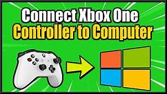 How to Connect Xbox One Controller to PC Wireless or Wired (Windows 10 Tutorial)