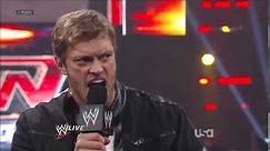 Raw 2012 Edge returns to confront John Cena