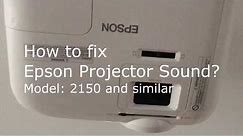 How to reduce Epson Projector Fan Noise? EASY method