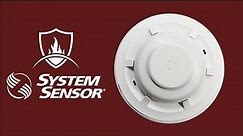 System Sensor 5601P Heat Detector Fire Alarm Test