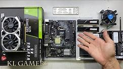 Satisfying Gaming PC Build intel Core i5 9400F ASUS PRIME H310M-D R2.0 GTX1650 Super VENTUS