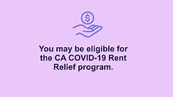CA COVID-19 Rent Relief - Apply Today