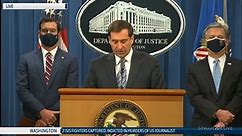 Department of Justice press conference, Oct. 7
