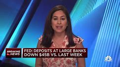 Fed: Deposits at large and small banks down $45B and $5B respectively