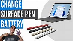 How to Change Surface Pen Battery