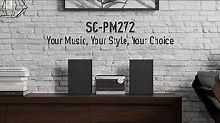 Panasonic SC-PM272 Micro System with CD, Digital DAB+ Radio and Bluetooth®