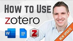 How To Use Zotero 2024 (Including Zotero Connector) - Full Tutorial With Examples