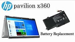 replace hp pavilion x360 battery