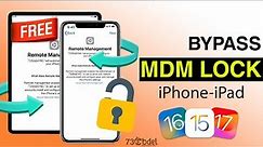 MDM Bypass iOS 15-16- iOS 17.4 iPhone & iPad (100% FREE Works Mars 2024) | تجاوز الــ MDM الايفون