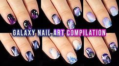 Galaxy Nail Art Tutorial Compilation - 6 Space Themed DIY Manicures! || KELLI MARISSA
