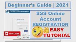 22 Tutorial - How to register in My.SSS | SSS Online Account Registration | Beginner's Guide 2021
