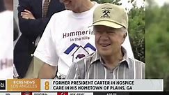 Remembering former President Jimmy Carter's community service as he enters hospice care