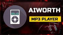 Aiworth Mp3 Player 32GB with MP4 Player, Bluetooth 5.0, FM Radio, HD Speaker, Touch Buttons