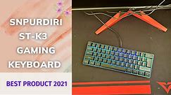 Snpurdiri ST-K3 60% Wired Gaming Keyboard Review & How To Use