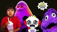 Ryan's World Try Grimace Shake Challenge in Real Life! Tag with Ryan Update