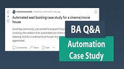 Business Analysis Questions & Answers - Cinema Automation Case Study