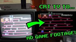 How to Record HD Game Footage on a CRT TV