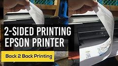 2-Sided Printing Epson Printers
