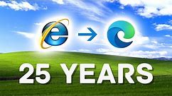 Evolution Of The Internet Explorer Logo