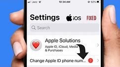 How to change apple id phone number iphone iOS - iPad 2024 (Apple ID)